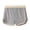 Gray, variant on Asxite Plus Size Mens Pajamas Shorts Loose Breathable Solid Thin Casual Sleepwear