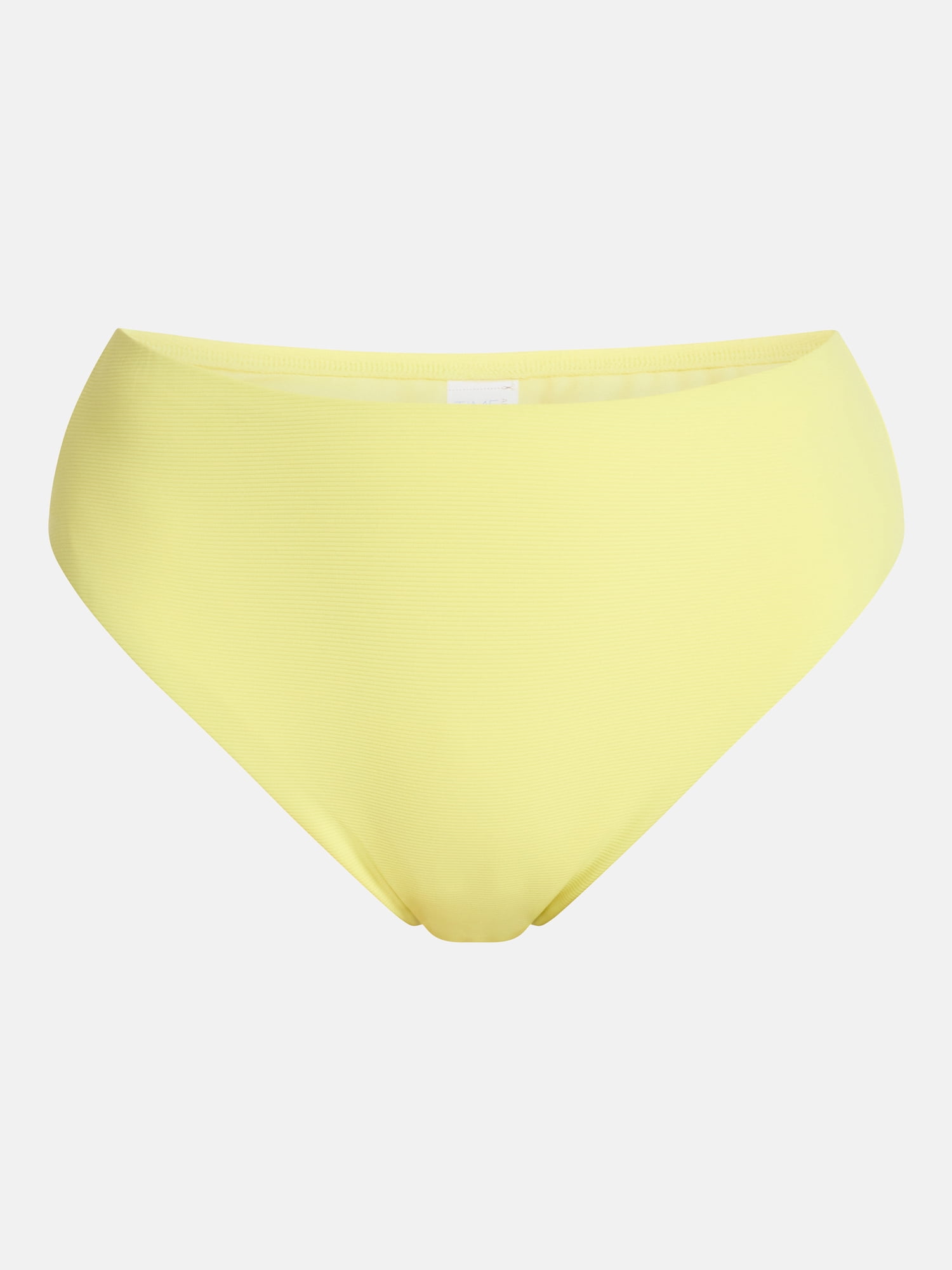 Time and Tru Women's and Women's Plus Ribbed Mid Rise Bikini Bottoms, Sizes XS-3X