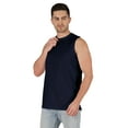 thumbnail image 4 of Inkmeso Men's Lightweight Cotton Tank Tops Moisture Wicking Sleeveless Shirts Workout Muscle Tank, 4 of 7