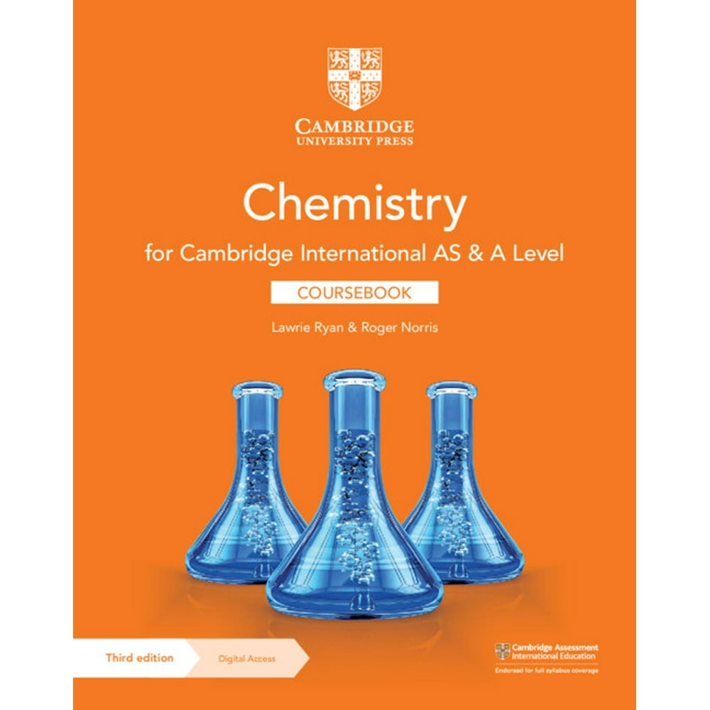 Cambridge international as a level chemistry coursebook with digital