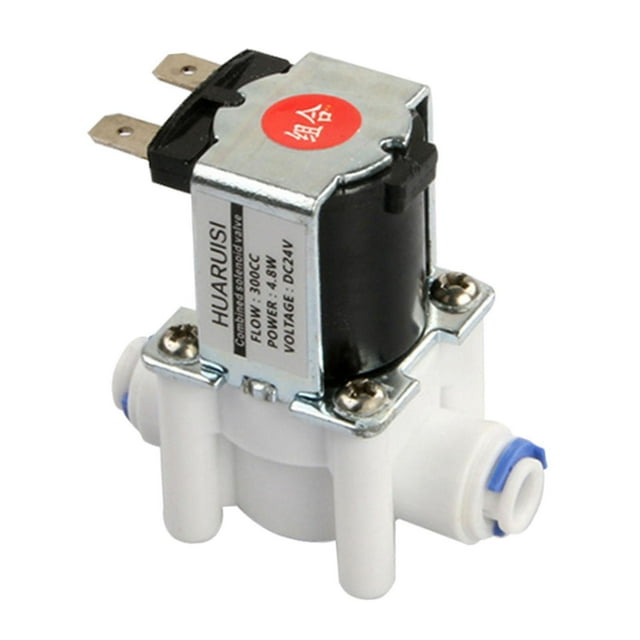 Wweixi 1/4 DC 24V Solenoid Valve Sturdy Profesonal water purifier,suitable Easy to Install Quick Connect