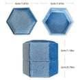 thumbnail image 4 of LANTWOO Velvet Ring Box Hexagon, Premium Gorgeous Vintage Double Ring Display Holder with Detachable Lid for Proposal, Engagement, Wedding, Ceremony, 4 of 6