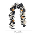 thumbnail image 3 of YIKA Halloween Pumpkin Garland - 68" Fall Leaf Decor for Mantle, Staircase & Porch, Outdoor/Indoor Autumn Thanksgiving Party Decoration (Multicolor), 3 of 6