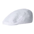 thumbnail image 2 of WGRFFH Men Newsboy Cap Cotton Beret Hat Flat Ivy Gatsby Driving Cabbie Cap 1 Pieces Newsboy Men's Hat Cotton Soft Stretch Fit Cap Cabbie Driving Hat for Men White, 2 of 5