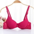 thumbnail image 2 of Push up Bra for Women, Seamless T Shirt Underwire Deep V Bralette, Padded Support Smoothing Comfy Lingerie, 2 of 3