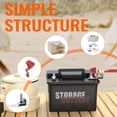 thumbnail image 3 of Terminal Fuse Block 300A 58V DC Battery Terminal Fuse Kit with 5/16" Stud Marine Battery Fuse and Waterproof Cap for Boat Truck RV Construction Vehicles, 3 of 5