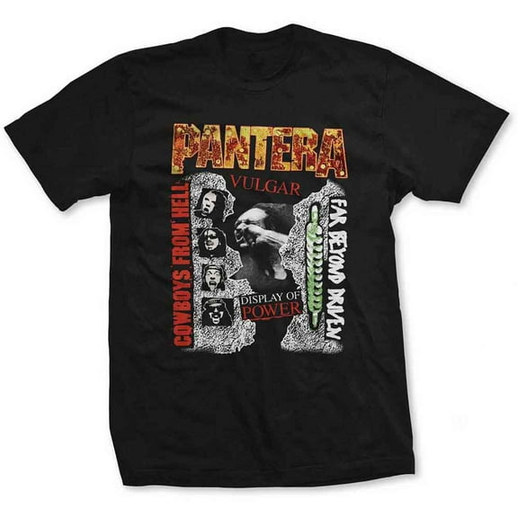 Pantera Unisex T-Shirt 3 Albums (Small)