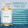 thumbnail image 3 of MENXI Omega-3 Fish Oil Capsules 2500mg, 3X Strength Concentrated EPA & DHA, No Fishy Smell Burpless Formula, High Potency Omega 3 Supplement, 120 Count, 3 of 9