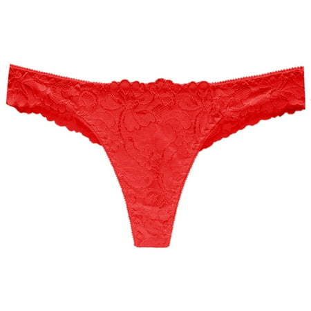 

Underwear Women Low Waist Thong Lace Briefs Underpants Panties Underwear