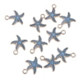thumbnail image 4 of 2x 10 Piezas de Aleación de de Metal Colgante Accesorio de Fabricación de Joyas Sunnimix dijes de peces marinos para pulseras, 4 of 8