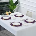 thumbnail image 5 of SKYSONIC Mardi Gras Round Placemats for Dining Table Non-Slip Heat-Resistant Polyester Table Mats 4 pack Washable Table Mats for Kitchen Dining Table Decoration, 5 of 5