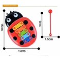 thumbnail image 2 of Xylophone Coccinelle pour Enfants, Instrument de Musique pour Enfant de 1 An, Jouet Bébé Glockenspiel, Activité Éducative Musicale, Cadeau Amusant pour Tout-Petits, 2 of 5