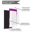 thumbnail image 4 of Inkdotpot Pack of 6 Funny Magnetic Dry Erase List For Fridge, Wipe Clean w/ NoStain, Quick Notes Shopping & Grocery List Whiteboard for Fridge, 8.75" x 3.8"(Water Color), 4 of 6
