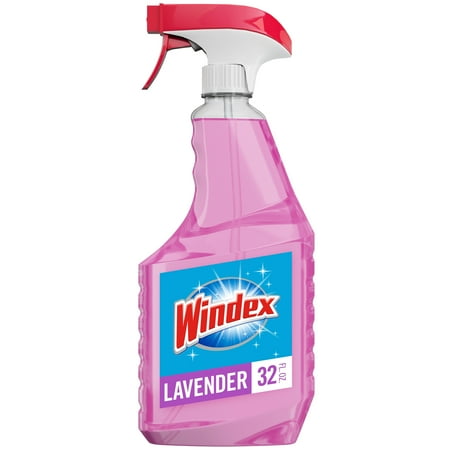 32 Oz Rtu Glass Cleaner - Windex Multi-Surface Cleaner Trigger Bottle, Lavender, 32 fl oz