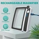 thumbnail image 2 of 4X Large Magnifying Glass with Light for Reading,Lighted Magnifier with 10 LED Foldable Handheld Mag, 2 of 5