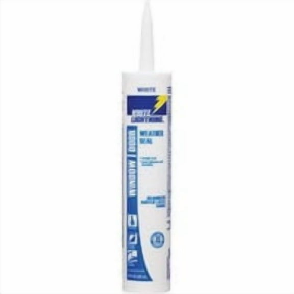 White Lightning White Siliconized Acrylic Latex Caulk Sealant 10 oz. - Total Qty: 12