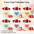 thumbnail image 2 of Mini Conversation Heart Canvas Bags,2026 New Valentine's Day Tote Heart Bags, Reusable Gift Bag for Women., 2 of 7