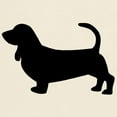 thumbnail image 3 of CafePress - Basset Hound Silhouette Light T Shirt - Men's Classic Graphic T-Shirt, 3 of 4