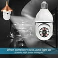 E27 Light Bulb Camera WiFi Outdoor Indoor 1080p 360 Degree Panoramic