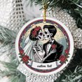 thumbnail image 2 of Bride and Groom Skeleton Christmas Ornament 2025, Couple Skeleton Always Together Christmas Ornament Gift for Married Engaged Wedding, 2 of 5