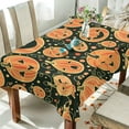 thumbnail image 4 of Dreamtimes Halloween Pumpkin Tablecloth, Waterproof Washable Polyester Square Table Cover, Durable Tablecloth for Kitchen Dining Table Party Decor, 54"x72", 4 of 7
