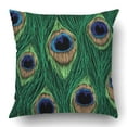 thumbnail image 1 of BSDHOME Peacock Feathers Design Pattern Pillowcase Pillow Cushion Cover 20x20 inch, 1 of 1