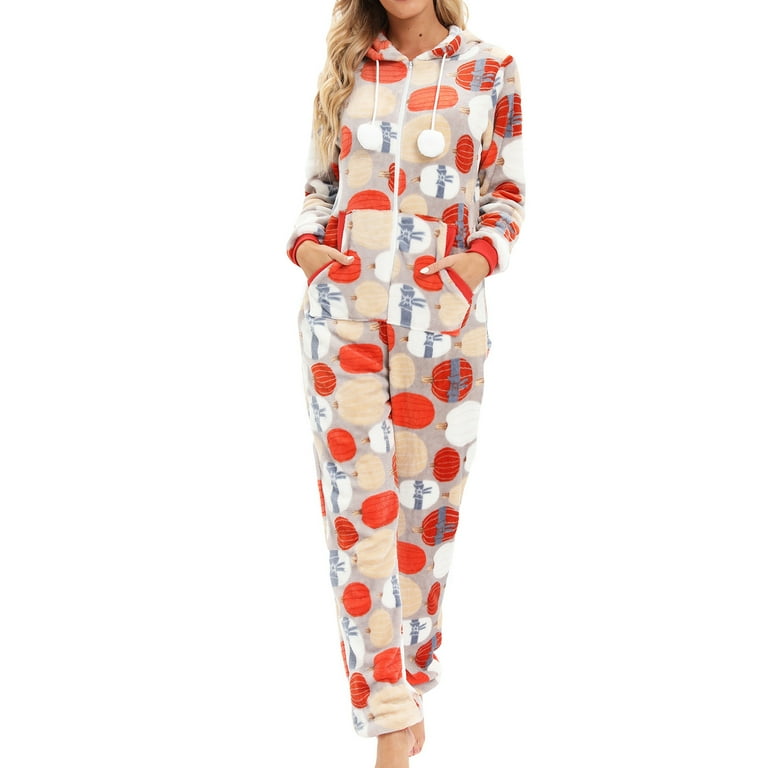 Womens onesie pajamas 2025 walmart