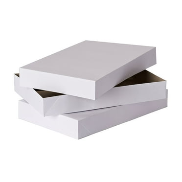 American Greetings White Robe Collapsible Gift Boxes (17 in. x 2 in. 11 in., 2-Boxes)