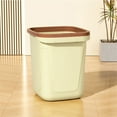 thumbnail image 4 of Large Trash Can with Pressure Ring,Dormitory Household Waste Bin for Living Room,Hotel and Office,High Capacity Stylish Durable and Multi-Purpose Trash Basket for Home Office Commercial-Beige, 4 of 6