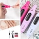 thumbnail image 2 of Seitruly ¡Caliente! 1 Juego de taladro eléctrico para uñas con carga USB, Kit para quitar esmalte de uñas, bolígrafo para decoración de Cuidado de uñas Rosa roja, 2 of 6