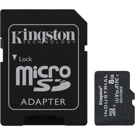UPC: 0740617321012 | Kingston Industrial 8 GB Class 10/UHS-I (U3) V30 microSDHC