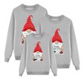 thumbnail image 6 of Fiaer Matching Family Merry Christmas Sweatshirts Funny Graphic Crew Neck Pullover Long Sleeve Loose Fit Casual Trendy Xmas Tops Women M, 6 of 7