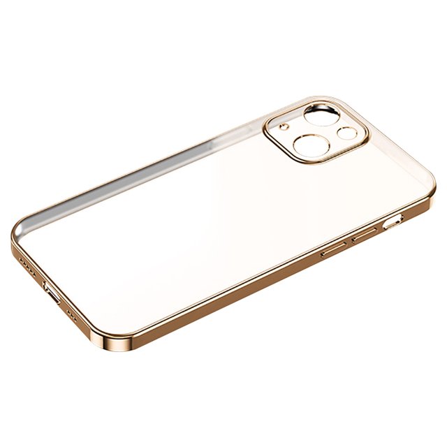 Para IPhone 13 Mini 5.4in Frosted Phone Case Galvanoplastia Agujero fino ultrafino