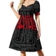thumbnail image 3 of Vestido de manga corta con el escudo de armas de Polonia, vestidos de playa, vestido de verano, 3 of 7