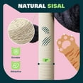 thumbnail image 4 of Amolife 14.1" Cat Tree with Hammock, Sisal Scratching Post, Plush Bed, Stable Cat Furniture for Indoor Cats and Kittens, Blue, 4 of 9