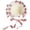 Dusty Pink, variant on Pink Lolita Lace Bow Straw Bonnet Hat for Women Daily Tea Party Accessory