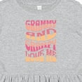 thumbnail image 4 of Inktastic Grammy and Grampy Love Me Granddaughter Girls Toddler Dress, 4 of 5