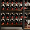 thumbnail image 5 of Dextrus Large Corner Wine Rack with Led Light & , 5-Tier L Shaped Industrial Bar Cabinets, 5 of 10