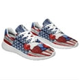 thumbnail image 6 of Rooster American flag US Print Sneakers Lightweight Comfortable Running Shoes for Men Women White Size 8, 6 of 7