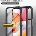 thumbnail image 2 of Galaxy S26 Case with Built in Screen Protector,Dteck Full-Body Shockproof Rubber Hybrid Protection Crystal Clear PC Back Protective Phone Case Cover for Samsung Galaxy S26,Purple, 2 of 7