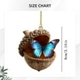 thumbnail image 3 of CoreLiving Acorn Ornaments for Christmas Tree, Forest Animal Cozy Holiday Hanging Decor with Pine Cone Designs, 2D Acrylic Woodland Home Decorations, 3 of 6