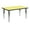 Yellow, variant on Flash Furniture 30''W x 48''L Rectangular Yellow Thermal Laminate Activity Table - Height Adjustable Short Legs