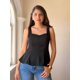 thumbnail image 2 of Blusa Peplum escote corazon negro M, 2 of 3