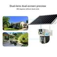 4G Solar 360 Degree Panoramic Rotation Intelligent Tracking Voice