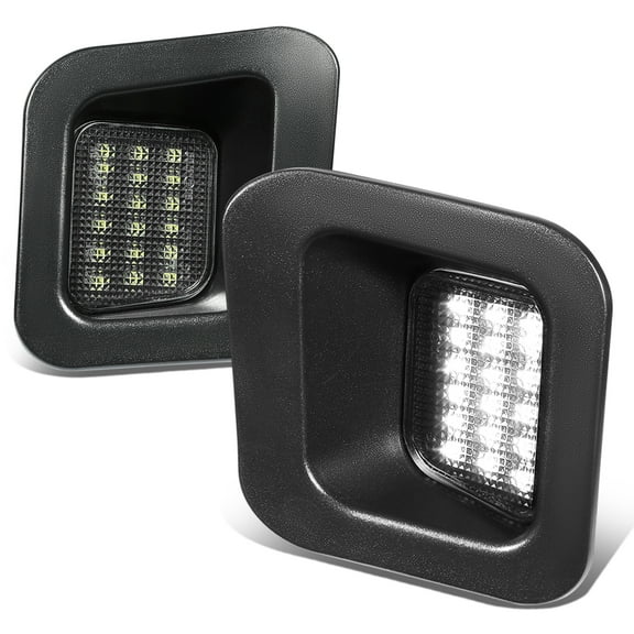 Nuvision Lighting PT-ZTL-9069 2Pcs 18 SMD White LED License Plate Lights for 2003-2021 Dodge Ram 1500 2500 3500