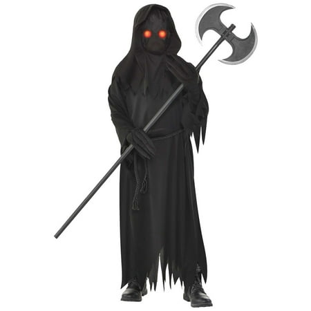 Glaring Grim Reaper Kids Costume - Medium