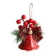 thumbnail image 1 of Lazo navideño con campana, lazos a cuadros, colgante, decoración navideña decorativa para puerta Campanas individuales, 1 of 9