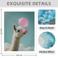 thumbnail image 3 of Diamond Art Kit for Adults, Llama Blowing Pink Bubblegum Sky Diamond Painting for Adults Beginners, DIY Diamond Art Painting Kits, 5D Diamond Painting Crafts for Home Decor 12x16 Frameless, 3 of 7