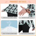 thumbnail image 4 of FORMRS Womens Long Sleeve Shirts UPF 50+ Sun Protection Quick Dry Fishing Hiking Tops, Size S-2XL, Green Penguins Pattern, 4 of 8