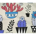 thumbnail image 5 of oneOone Cotton Poplin Fabric Leaves & Floral Block Print Fabric BTY 42 Inch Wide, 5 of 5